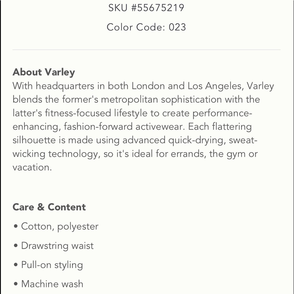 Anthropologie 
 | VARLEY ALICE SWEATPANTS - Picture 4 of 7